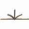 Ekena Millwork Redmond Smooth Timber Gable Bracket, Douglas Fir, 96"W x 44"H x 3 1/2"D x 3 1/2"F, 11/12 Pitch GBW096X44X0404RED00SDF - alternate 3